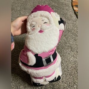 Pink Santa Pillow